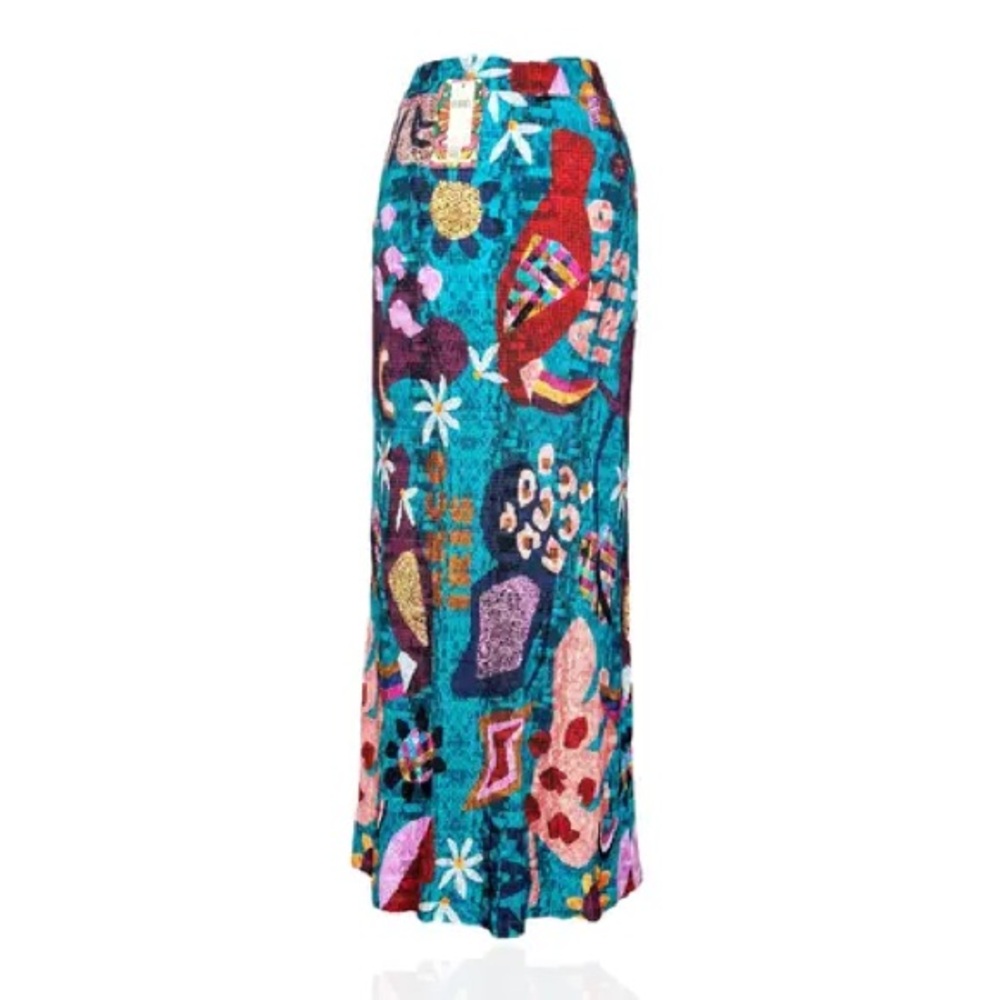 🦋FARM RIO FOR ANTHROPOLOGIE GABRIELA knit MAXI SKIRT XS